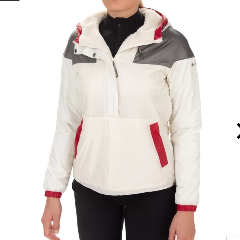 🆕 NWT Columbia Lodge Pullover Jacket size Large